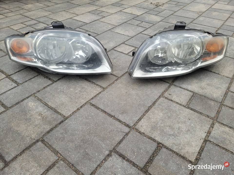 Lampy prawa lewa Audi A4 B7 przednie osobowe Lampy przednie Przasnysz