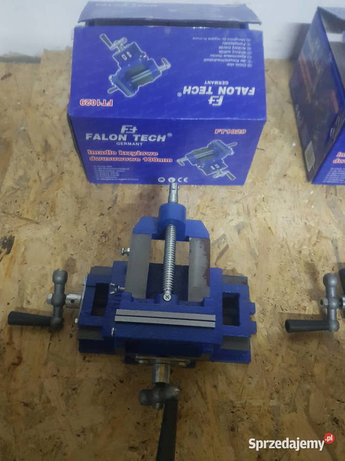 Imadło maszynowe krzyżowe dwuosiowe 100mm Głogowa