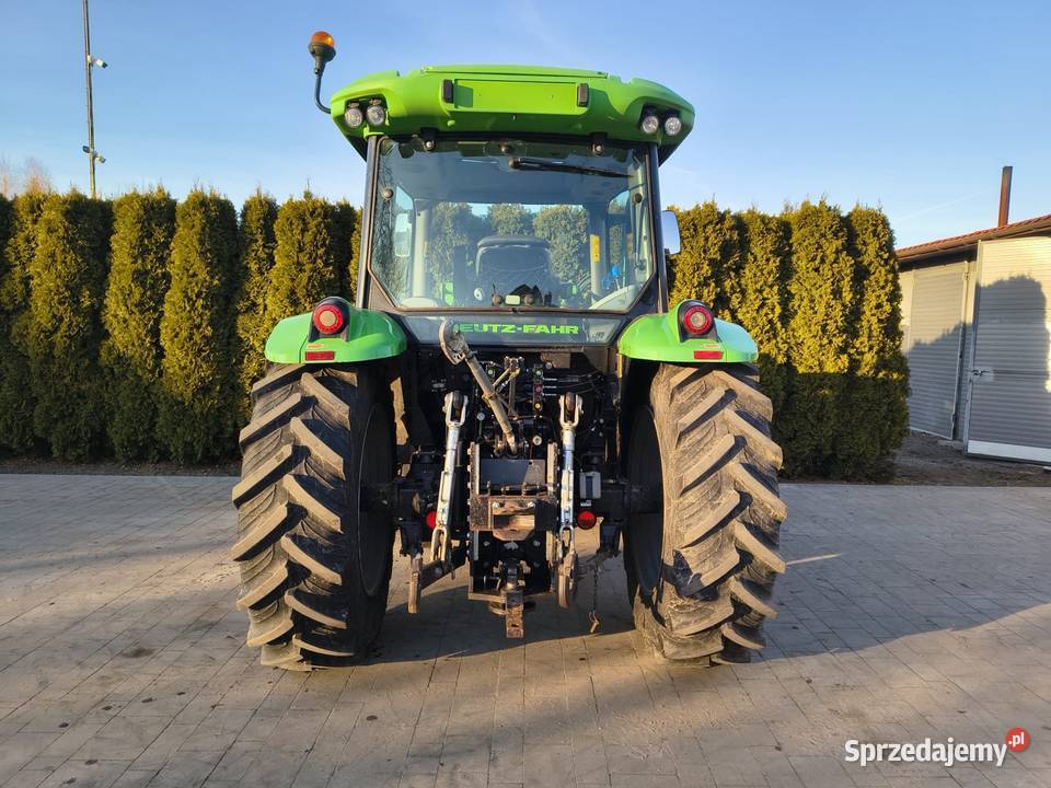 DeutzFahr 5100G z ładowaczem lubelskie Grabów Szlachecki