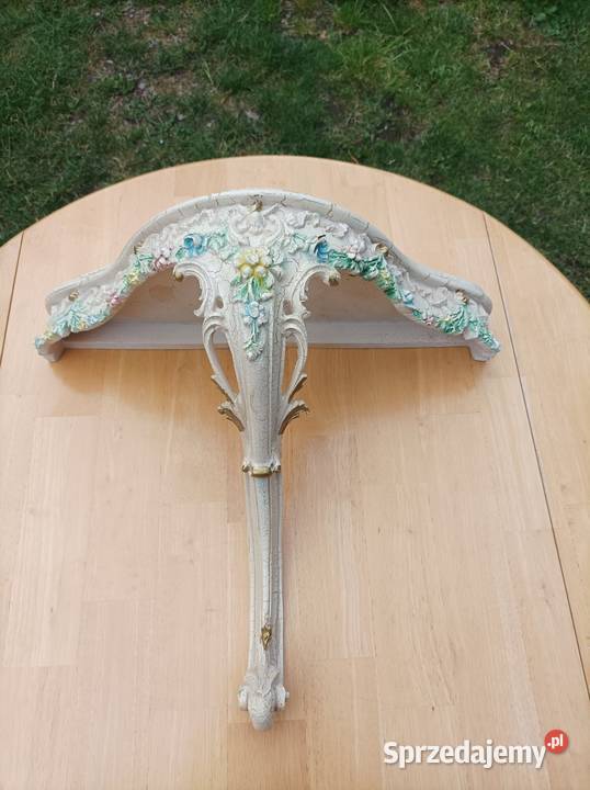 Konsola antyk styl barokowy na ścianę Sterdyń