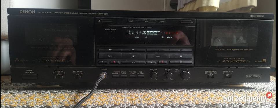 Magnetofon 2kasetowy DENON DRW850 mazowieckie Warszawa sprzedam