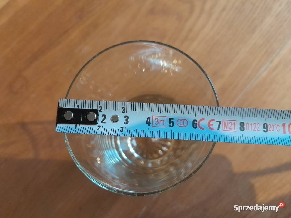 Piękne stare szklanki zestaw 6 zabytek PRL retro Dąbrowa Górnicza