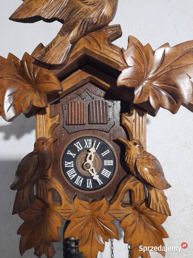 Kukułka z pozytywką zegar wiszący Rzeszów