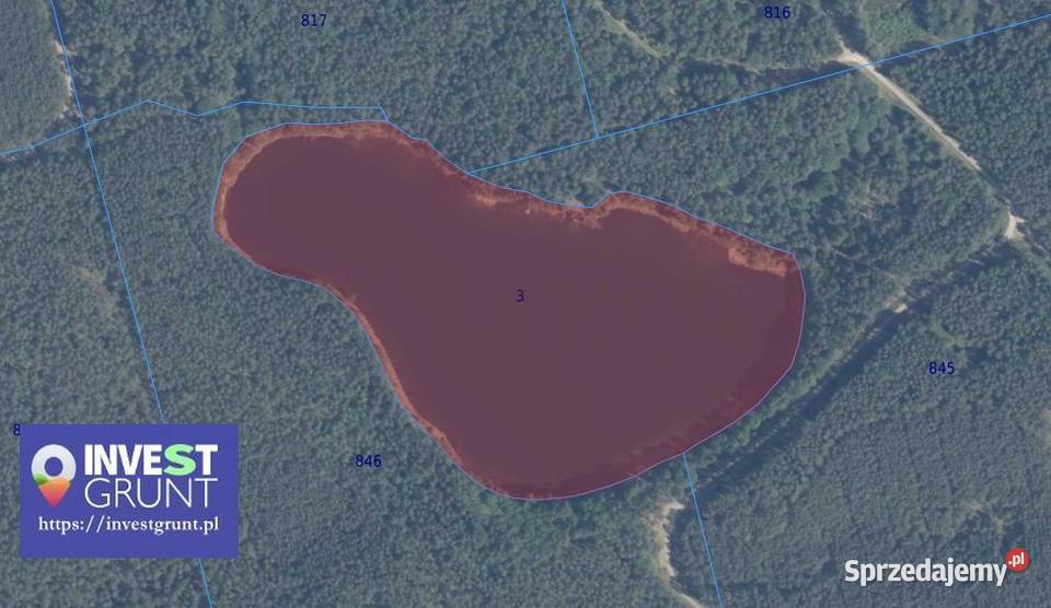 751 ha jezioro przetarg na dzierżawę 75186m2 zachodniopomorskie Borowo