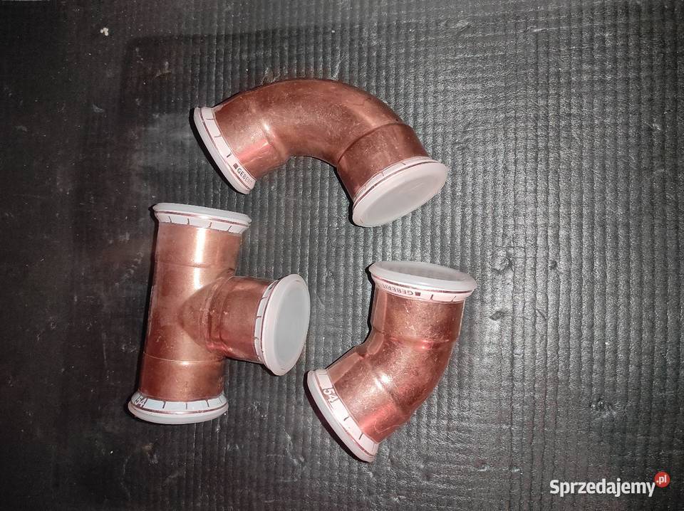 Geberit ksztaltki zasiskane mapress kupfer miedz Liszkowice sprzedam
