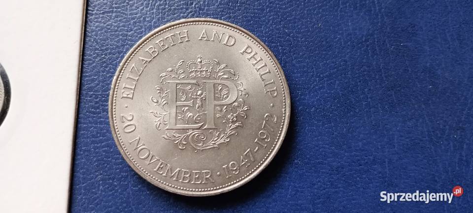 Stare monety 25 pens 1972 Wielka Brytania Lesko