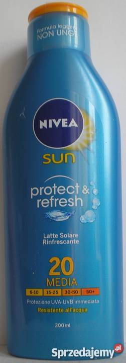 Nivea Sun Protect Refresh SPF 20 mleczko do Unisex małopolskie Kraków sprzedam
