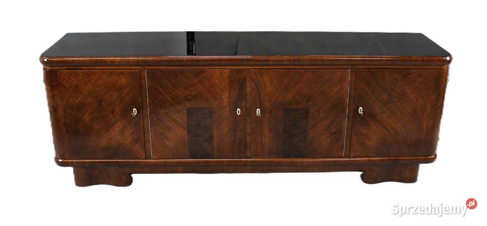 Niska komoda art deco pod telewizor RTV głęboka Meble Bydgoszcz