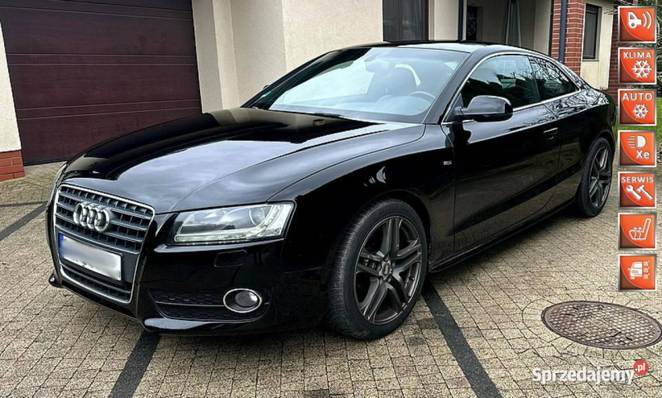 Audi A5 Coupe Audi A5 20TFSI 180 SLine Xenon wielofunkcyjna kierownica Wrocław