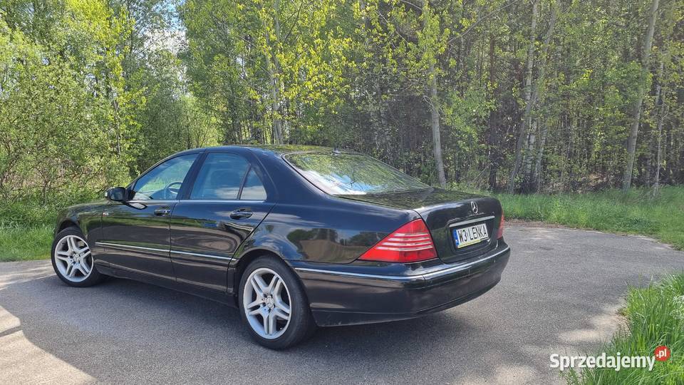 Mercedes S320 cdi roletywentylowane fotele Rok produkcji 2004 mazowieckie Żeliszew Duży