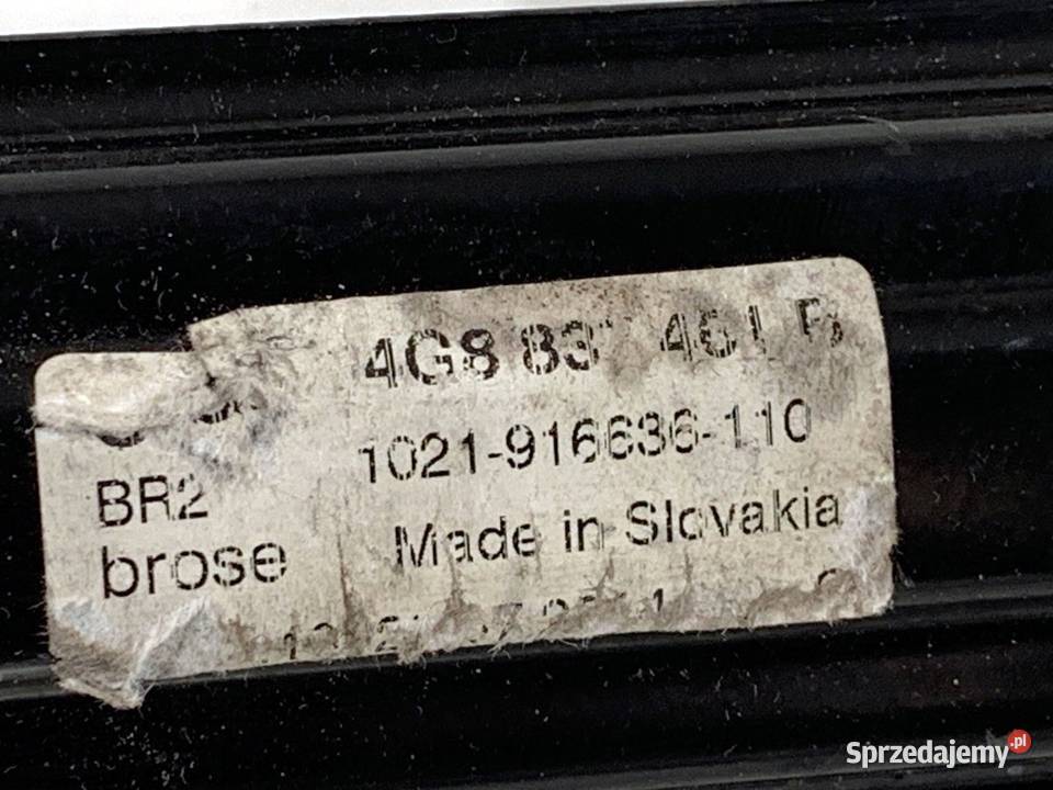 PODNOŚNIK SZYBY LEWY PRZÓD AUDI A7 4G 4G8837461B podkarpackie