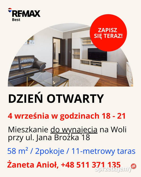 Wyjątkowe 58 m2 na Woli panorama miasta garaż Warszawa