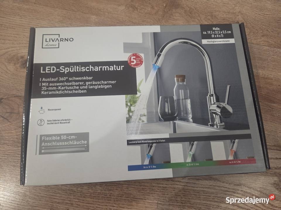 Bateria kuchenna LED zmienia kolor wg Pabianice