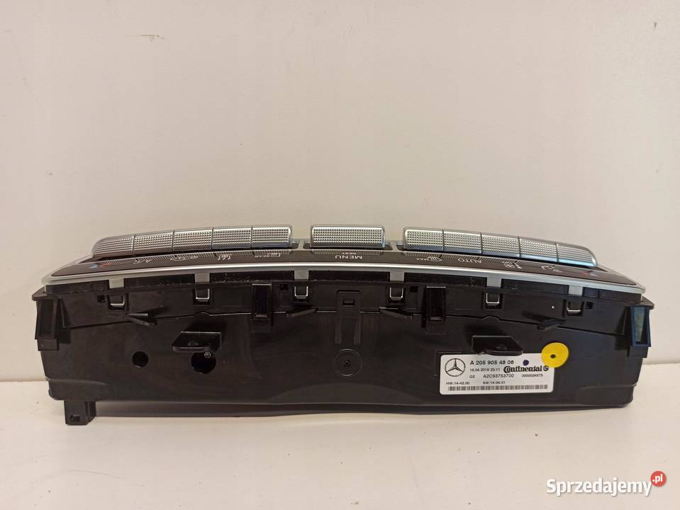 MERCEDES W205 PANEL KLIMATYZACJI A2059054806