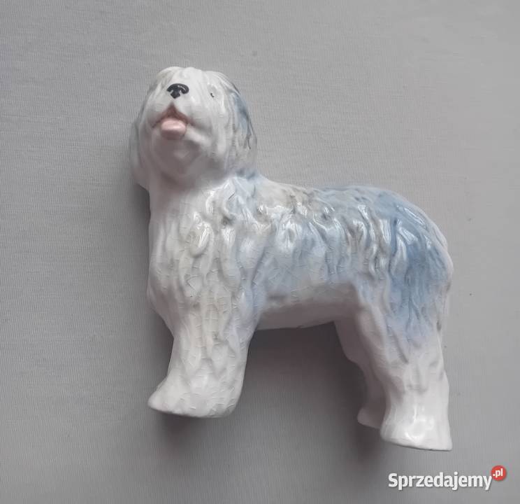 Figurka pies owczarek staroangielski Melba Ware Koźminek