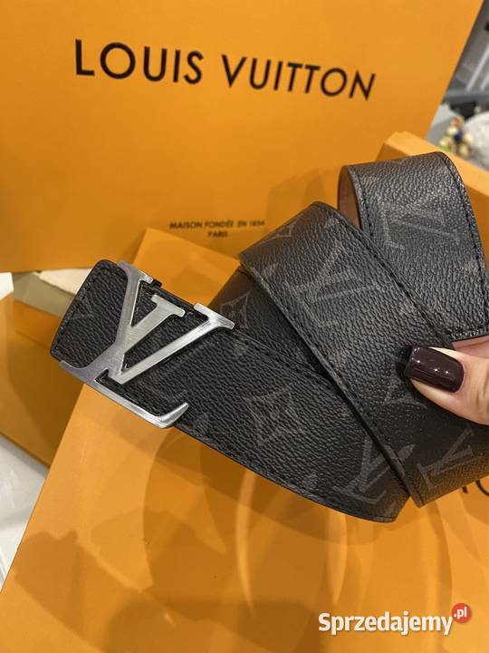 Pasek męski skórzany LV Louis Vuitton Monogram