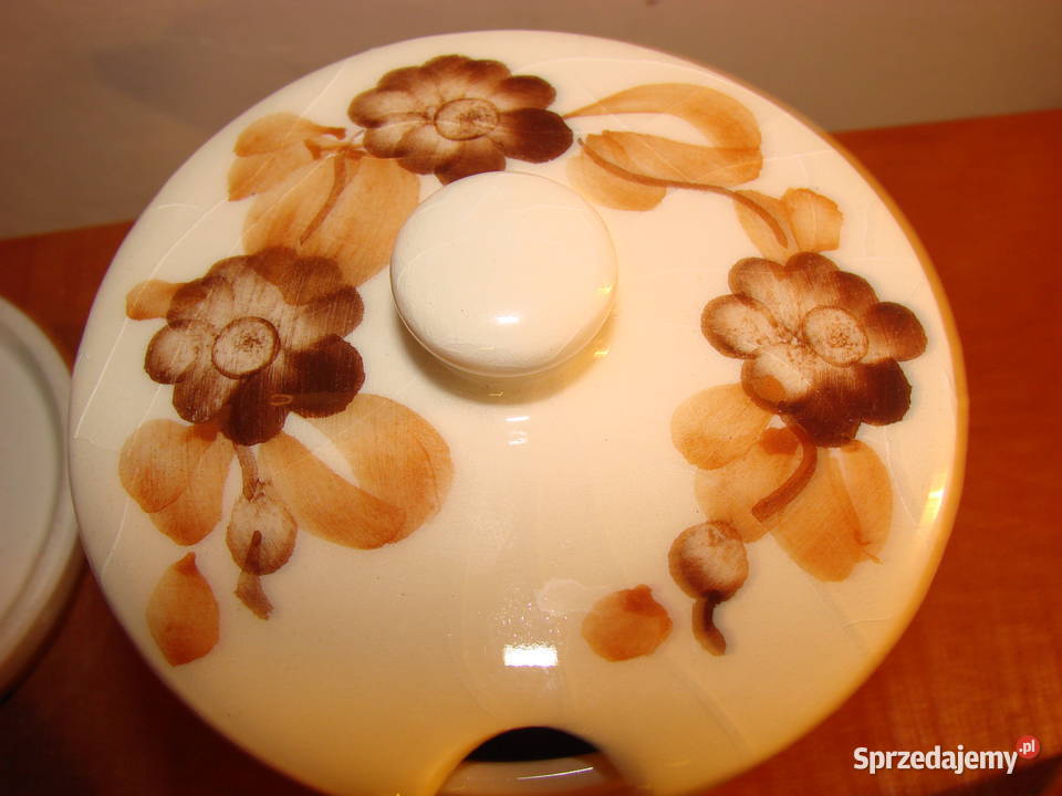 Włocławek fajansowe pojemniki kuchenne Pruszcz Gdański