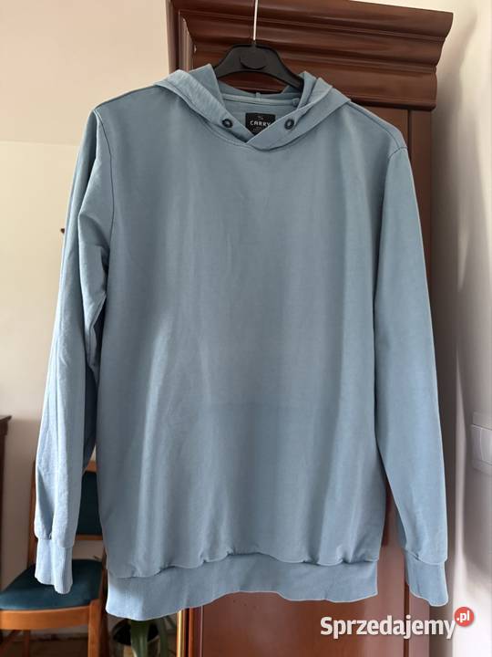 Bluza męska M Carry niebieska z kapturem z niebieski Moda i Styl śląskie Częstochowa