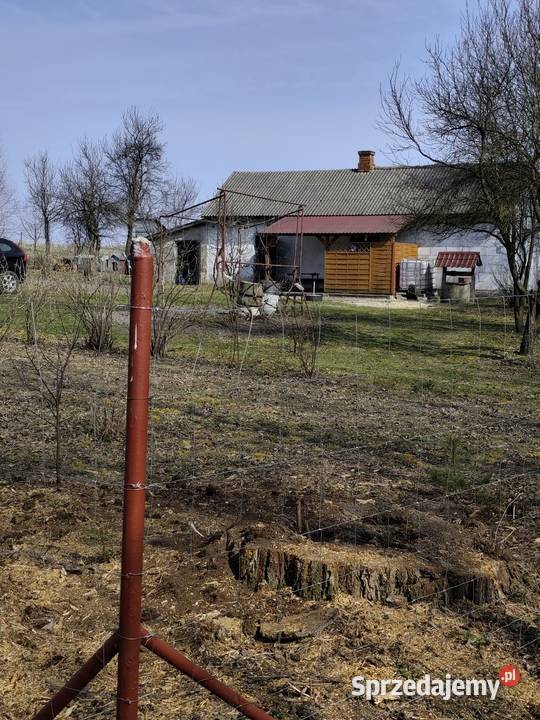 Siedlisko działka 2700m2 dom murowany lubelskie Kępa