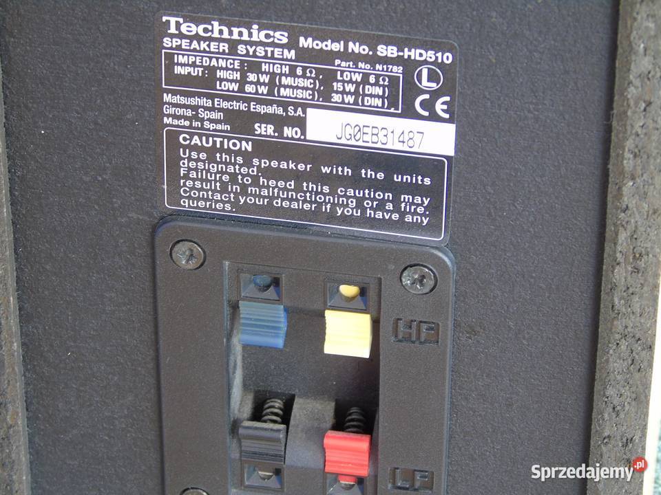 Wieża Technics SAHD510 710 pilot kolumny DOSTAWA Jasło sprzedam