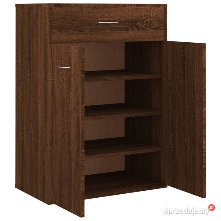 Szafka na buty brązowy dąb 60x35x84 WM815419 Warszawa