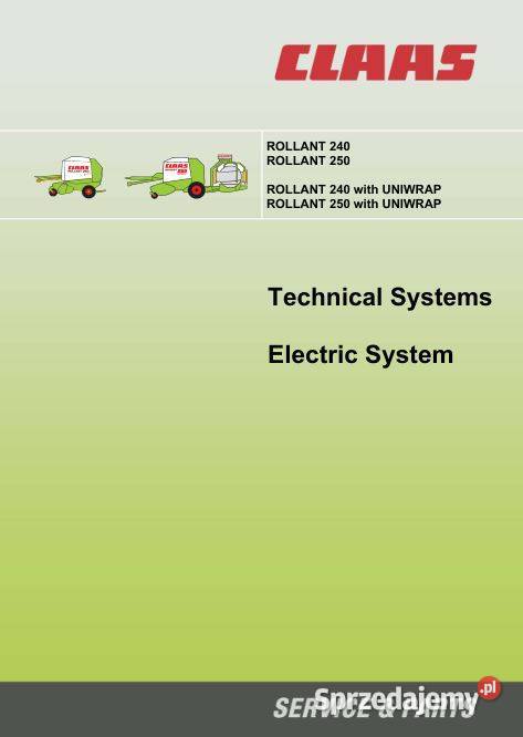 Claas Rollant 240 250 instrukcja serwisowa świętokrzyskie Kielce