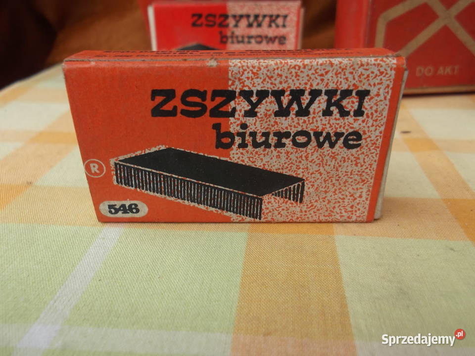PRL Artykuły Biurowe Zszywki Spinacze Pozostałe