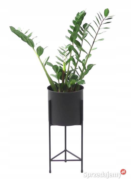 Kwietnik Metalowy Stojak na kwiaty z donicą 50 Sobienie-Jeziory sprzedam