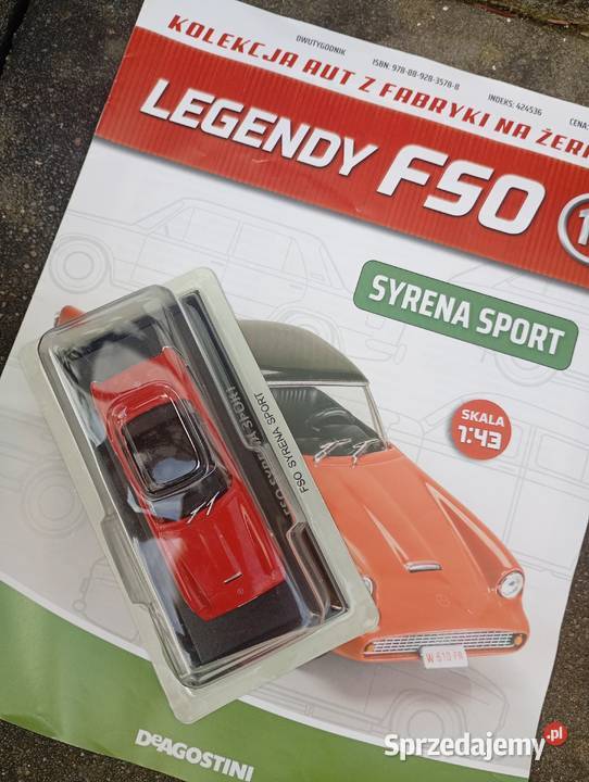 SYRENA SPORT Kultowe auta PRL Deagostini Legedny Warszawa