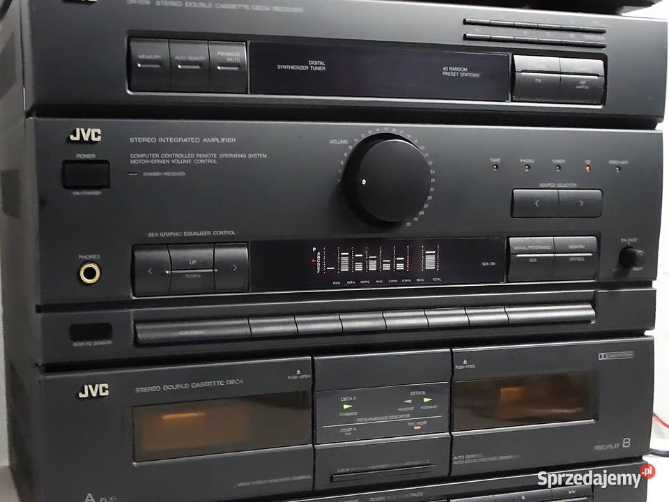 Wieża JVC DRE56BK XLE56BK Segmentowa Korektor Biłgoraj