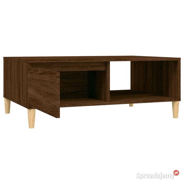Stolik kawowy brązowy dąb 90x60x35 materiał mazowieckie Warszawa