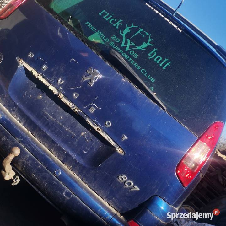 Peugeot 807 wszystkie części lubuskie Gubin