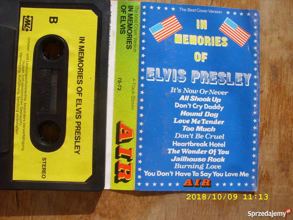 ROCK kaseta IN memories of Elvis Presley Wołów