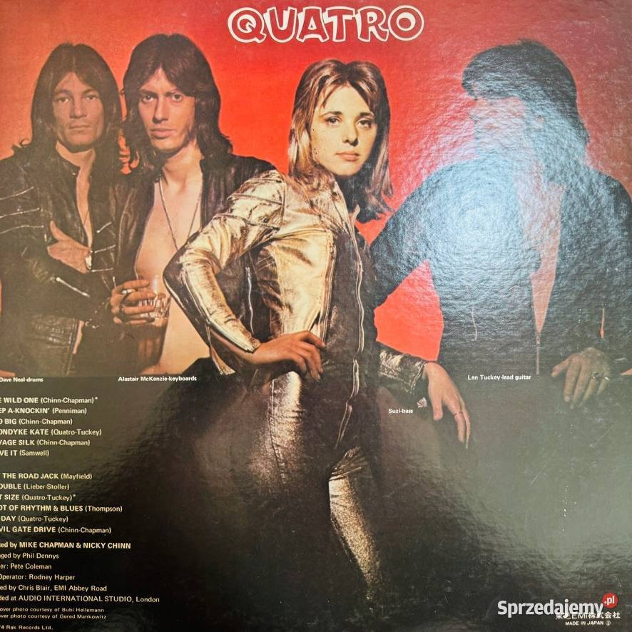 Suzi Quatro Quatro VGVG Japan Obi LP 1975 RAK Płyty i kasety Warszawa