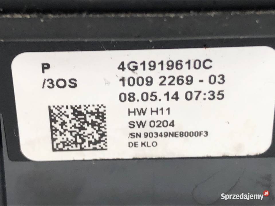 PANEL STEROWANIA RADIA AUDI A6 C7 4G1919610C