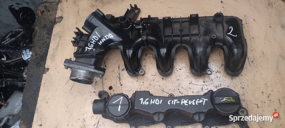 CITROEN PEUGEOT 16HDI kolektor ssący POKRYWA osobowe Części samochodowe świętokrzyskie Kielce