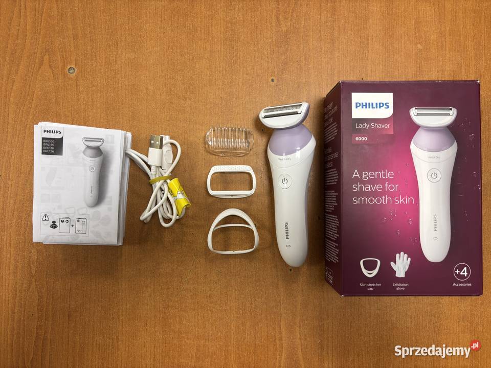 Golarka damska Philips Lady Shaver 6000 BRL136 Zdrowie i Uroda warmińsko-mazurskie Elbląg sprzedam