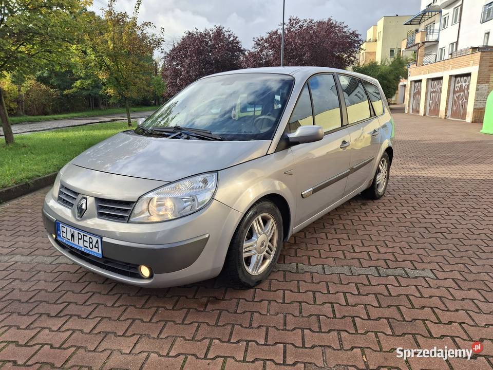 Renault Scenic 16 ben z gazem 7 osobowy 2004 Łódź sprzedam