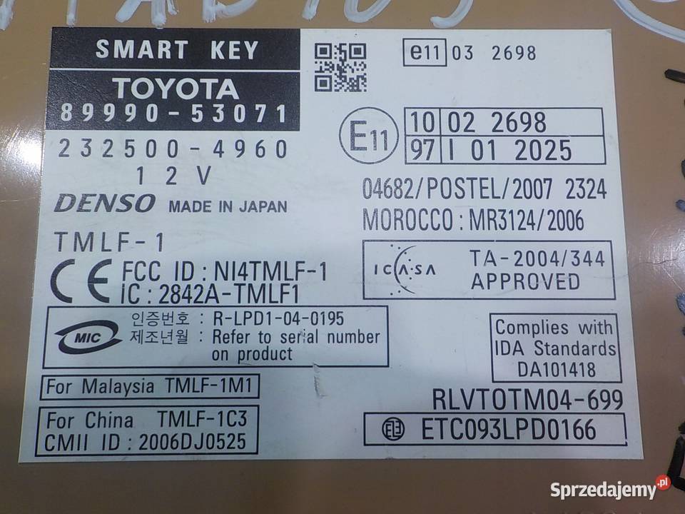 LEXUS IS II LIFT 25 B AUT 10r SEDAN 4D modul Suków