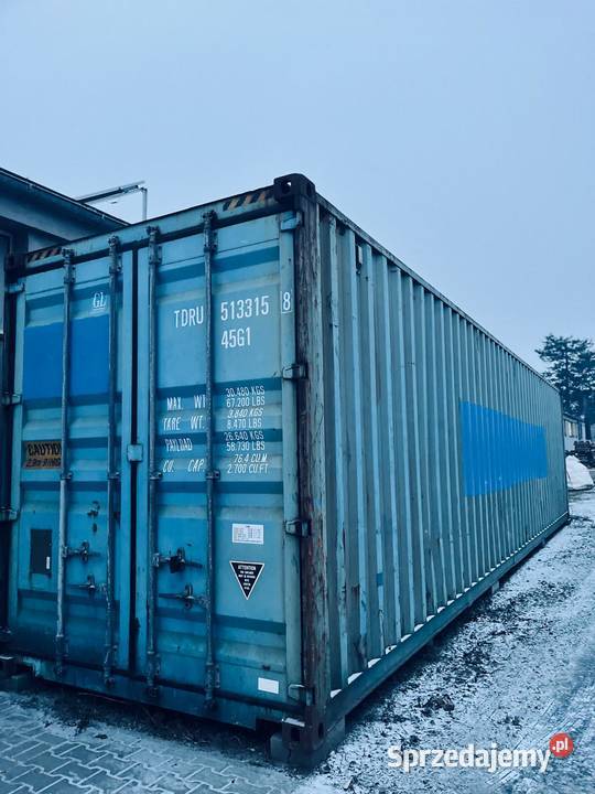 OKAZJA Sprzedam kontener morski magazynowy 12 Poznań sprzedam