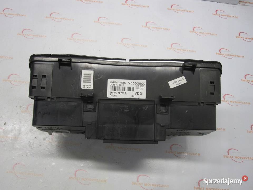 VW GOLF V 07r licznik zegary 1K0920973A ANGLIK Kielce