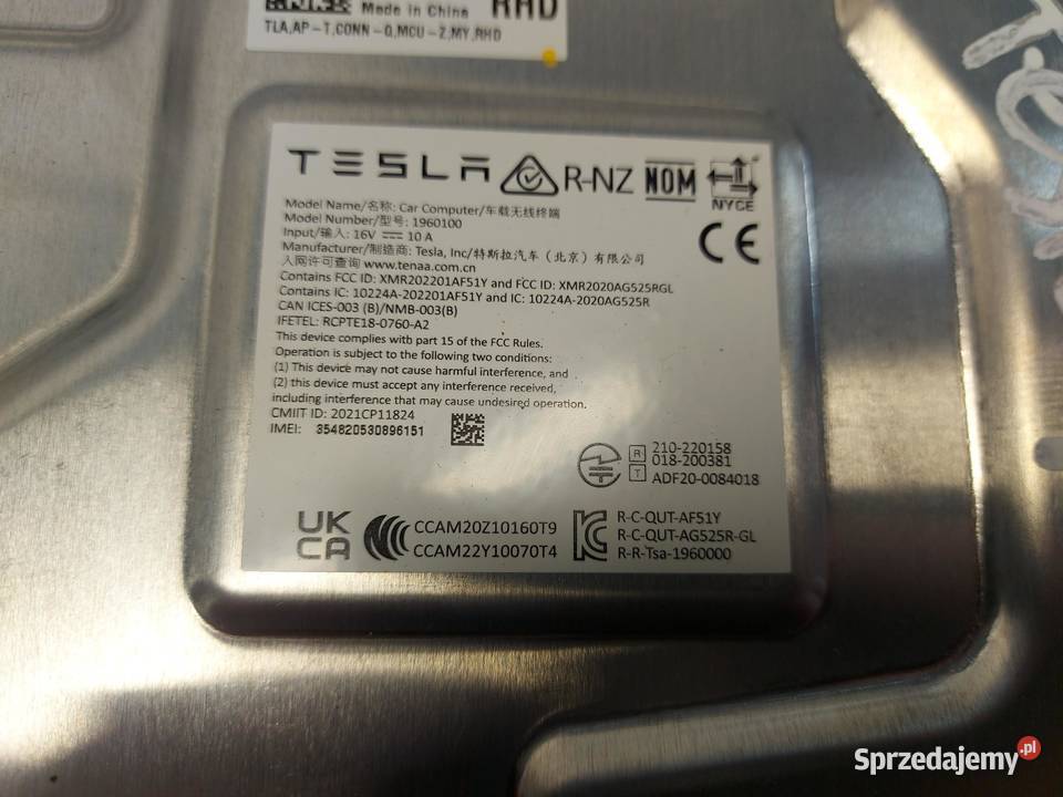 TESLA MODEL Y 2023r Moduł sterownik autopilot dolnośląskie sprzedam