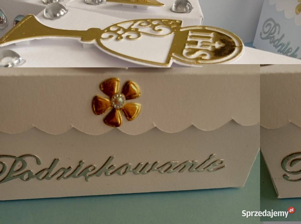 Podziękowanie gości Papierowy tort 8 Komunia świętokrzyskie Skarżysko-Kamienna