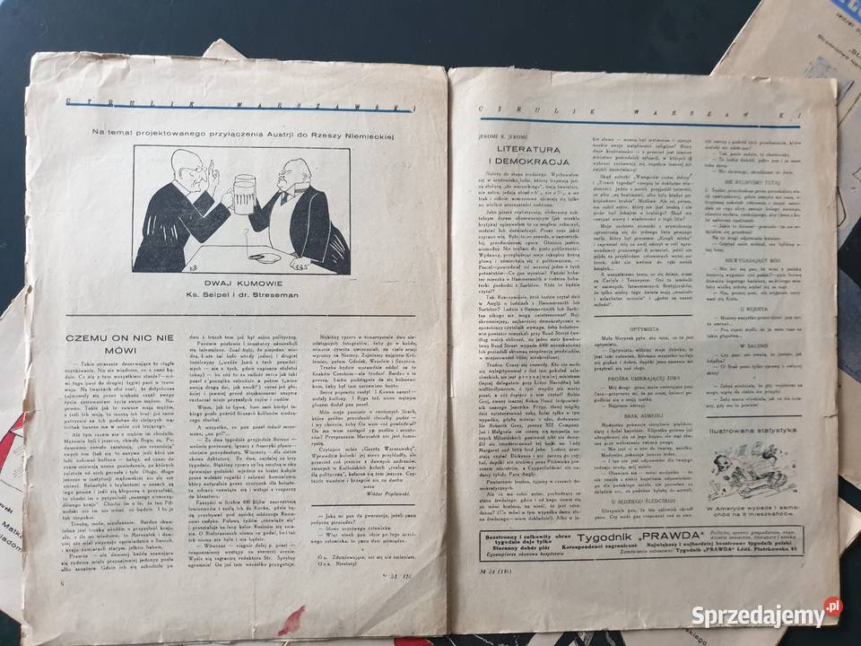 Cyrulik Warszawski 4 numery tygodnik satyryczny Gdynia