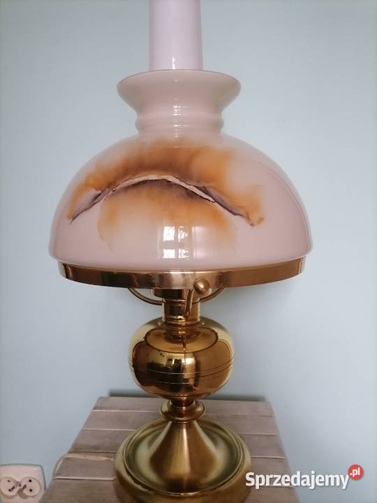 Stara lampa mosiężna Kraków