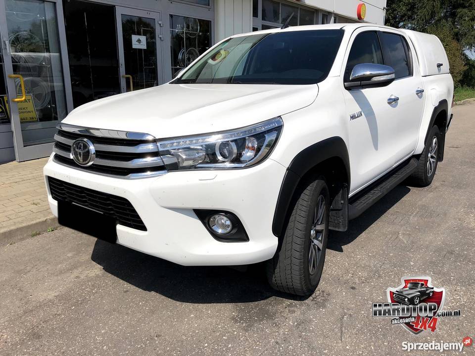 Zabudowa paki Hardtop Toyota Hilux Vigo klapy Rok produkcji 2017 Pasłęk