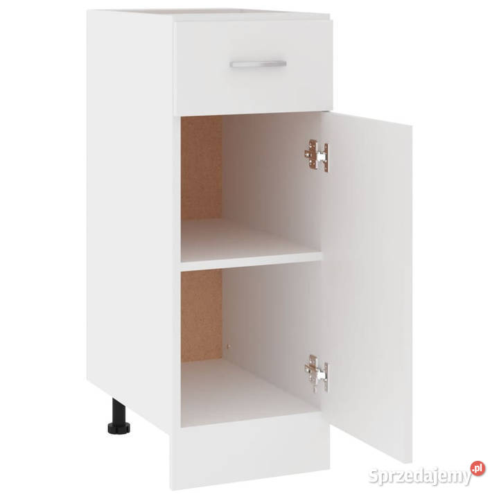 Szafka z szufladą biała 30x46x815 materiał