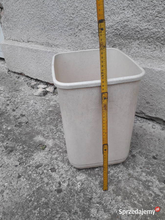 Kosz plastikowy szary w drobne czarne cętki Pozostałe Kraków