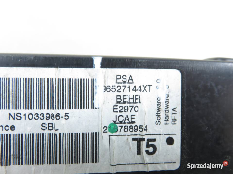 KLIMATRONIK PEUGEOT 307 3AC 96527144XT Panele sterowania, przełączniki sprzedam