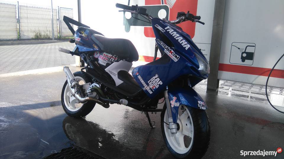 Yamaha Aerox 09r 70cc malossi STUNT Yamaha Komorniki